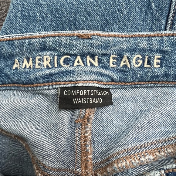 American Eagle comfort stretch waistband highest rise 90s boyfriend Jean 2 reg - Picture 4 of 6